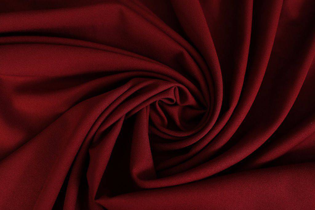 Креп тонкий бордо