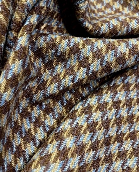 Твид гус.лапка беж\голубой Твид гус.лапка беж\голубой